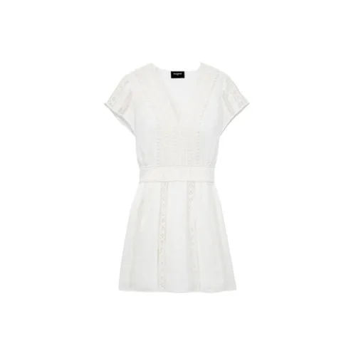 THE KOOPLES Short-Sleeved Dresses Women's White