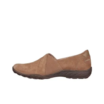 Skechers Relaxed FitBreathe-Easy Wear-resistant And Lightweight Low-Top Casual Shoes Women's Brown