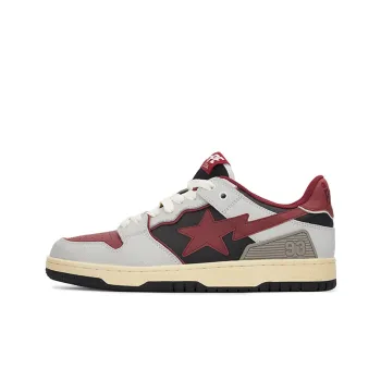 A BATHING APE Sk8 Sta #4 'Red Off White' Women's