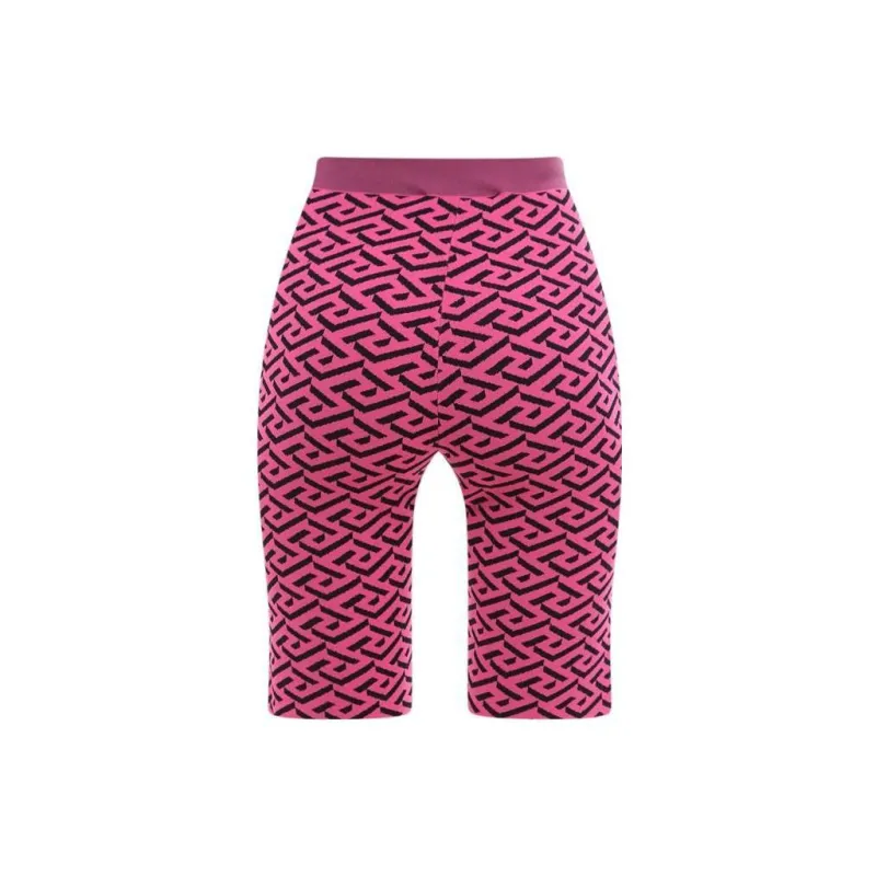 VERSACE FW22 Leggings Women's Rose Red-1