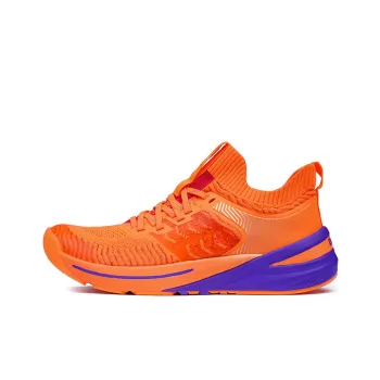 DO WIN Cushioning, Slip Resistant, And Abrasion Resistant Low Top Casual Running Shoes Unisex Orange