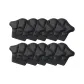 Black Tone Heel Abrasion-Resistant Stickers-5 Pack