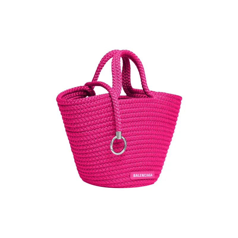 Balenciaga Ibiza Logo Patch Basket Bag-2