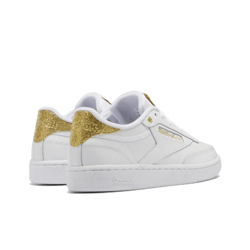 Reebok Club C 85 'White Gold Metallic Women's-3