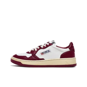 AUTRY Medalist Low Top Bicolor 'White Burgundy' Women's