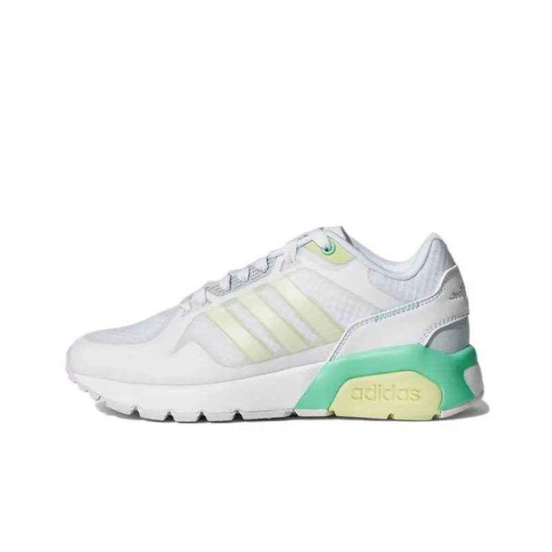 Adidas Neo Run9tis Sportswear Shoes 'White Yellow Green' Women's-0