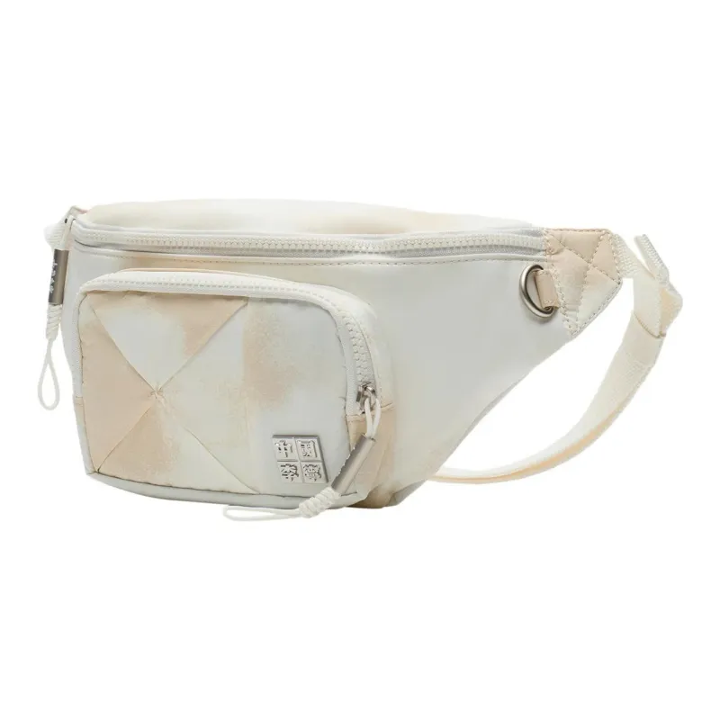 LiNing Fabric Crossbody Bag, Fanny Pack, Sling Bag Unisex Ecru-1