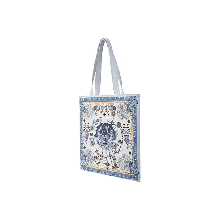 MAH Polyester Handbag, Shoulder Bag Regular Women's Gray-1
