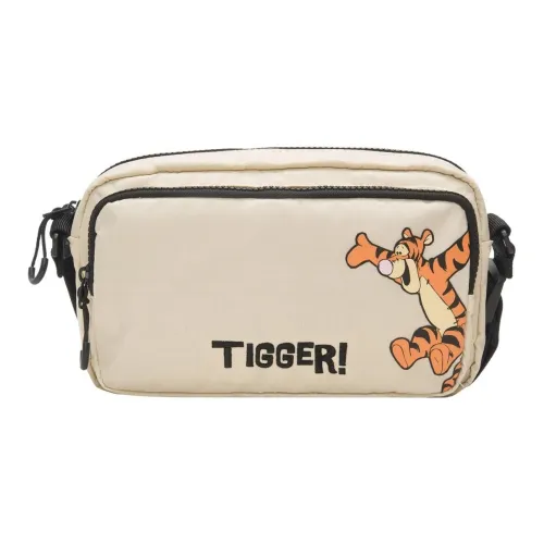 LiNing Disney Tigger Collection Collaboration Fabric Shoulder Bag Crossbody Bag Regular Unisex Ivory