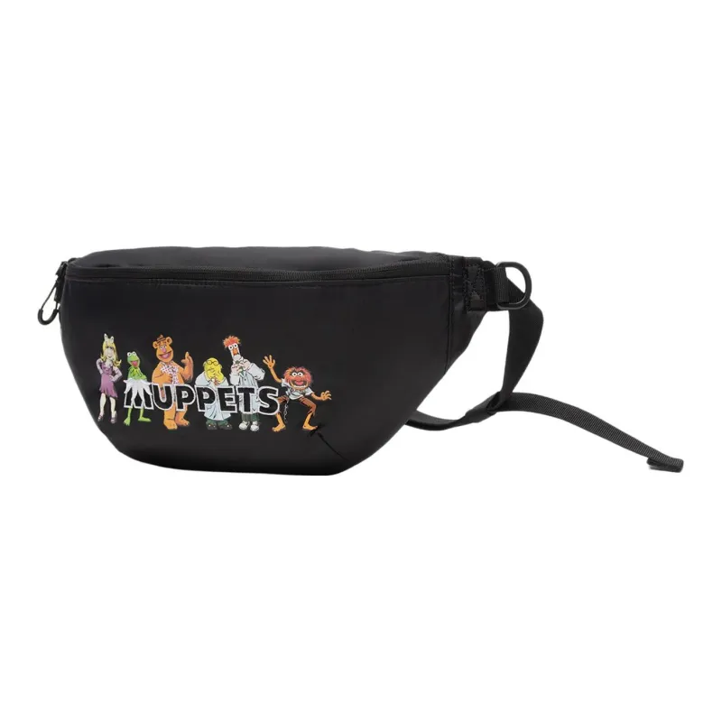 LiNing Disney, Collaboration Muppet Comet Products Fabric Shoulder Bag, Crossbody Bag, Sling Bag Regular Unisex Black-2
