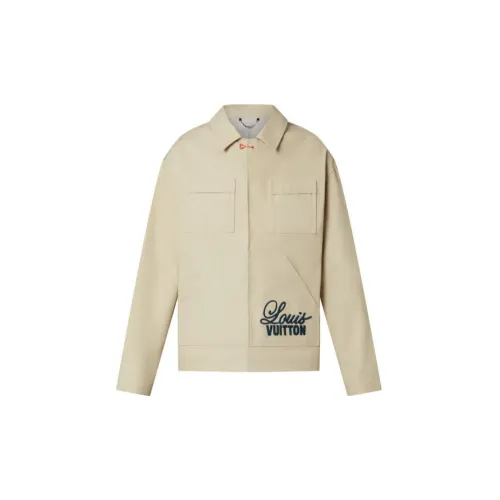 LOUIS VUITTON New Quarterly Products Of LV Jackets Men Beige