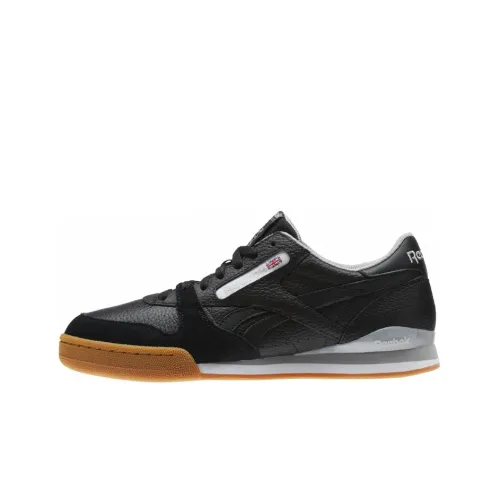 Reebok Phase 1 Pro CV Anti-Slip Wear-Resistant Low-Top Skateboard Shoes Men's Black