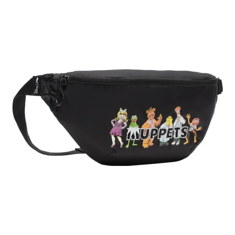 LiNing Disney, Collaboration Muppet Comet Products Fabric Shoulder Bag, Crossbody Bag, Sling Bag Regular Unisex Black-1