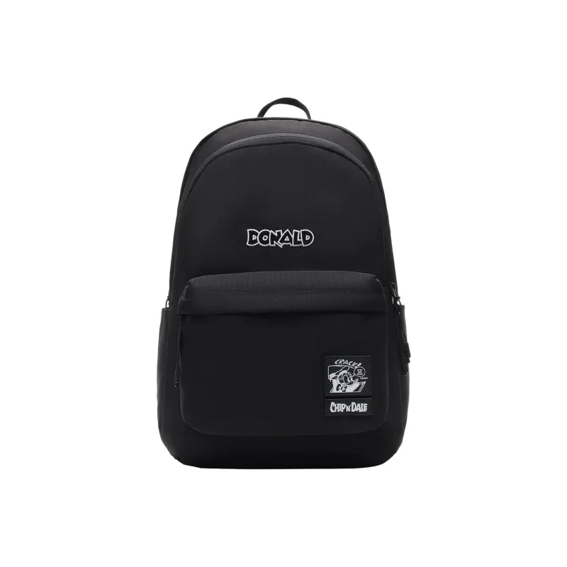 LiNing Disney Collaboration Fabric Backpack Regular Unisex Pure Black-0