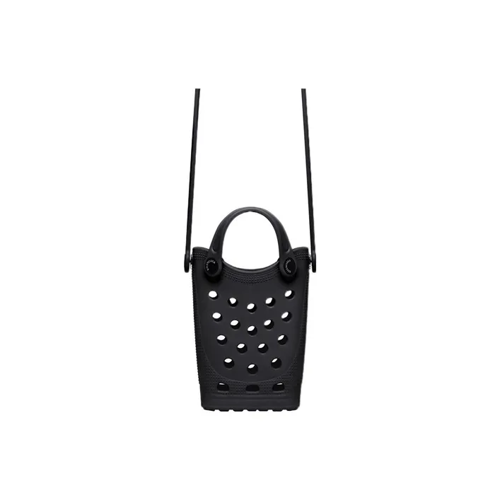 Balenciaga EVA Cell Phone Pouch, Handbag, Crossbody Bag Women's Black-0