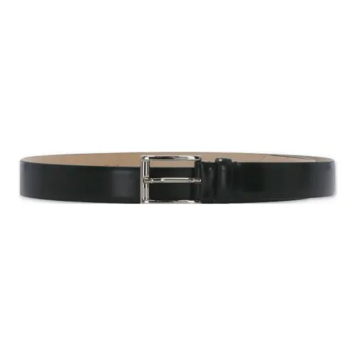 Maison Margiela Leather Belts Unisex Black