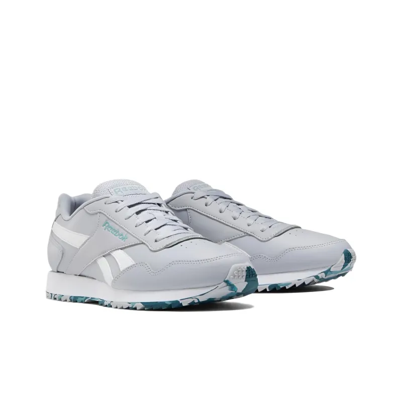 Reebok Royal Glide Cushioning Anti-Slip And Wear-Resistant Low-Top Running Shoes Gray White-2