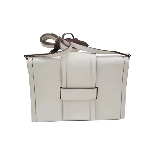 HERMES H Passant Evercolor Leather Handbag Shoulder Bag Crossbody Bag Regular Women's Pure White