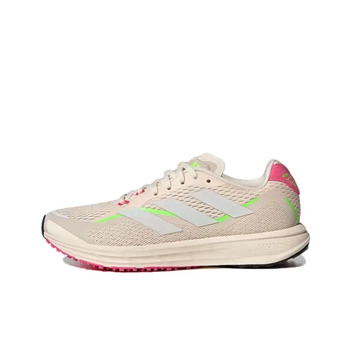 Adidas Adizero Running Shoes Women's Low-Top Beige