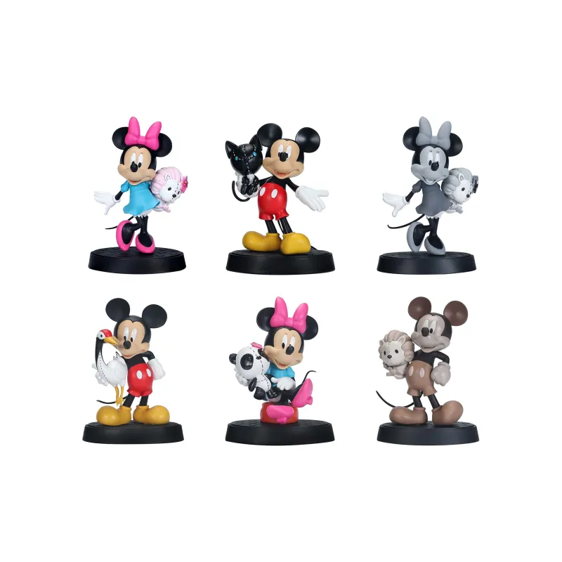 XM STUDIOS Mickey Disney World Tour Clear Box 10cm Chibi Figures-4