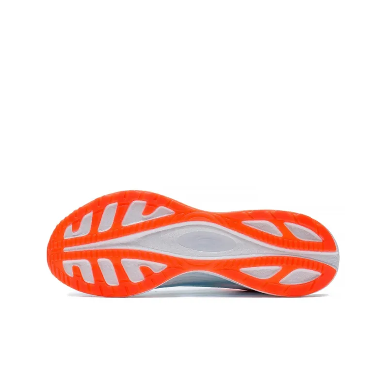 LiNing Super Light 19 Abrasion Resistant Lightweight Rebound Low Top Running Shoes Men's White Blue Red-6