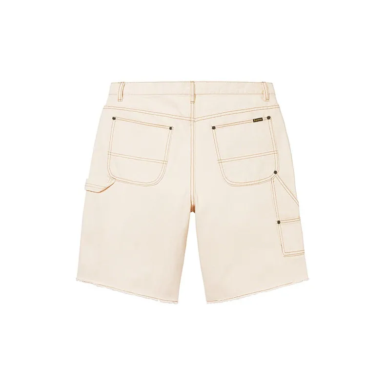 Supreme Cutoff Double Knee Denim Painter Short-5