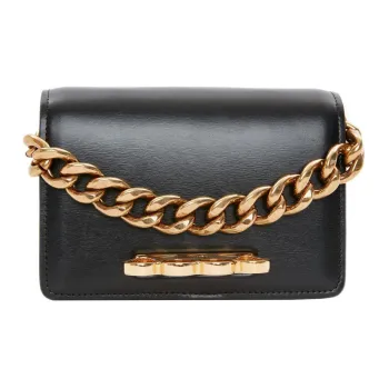 Alexander McQueen Calfskin Handbag, Shoulder Bag, Crossbody Bag Mini Women's Black