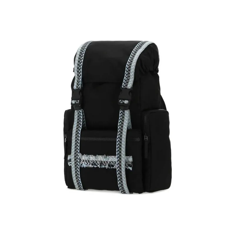 Lanvin Nylon Backpack Men's Black-1