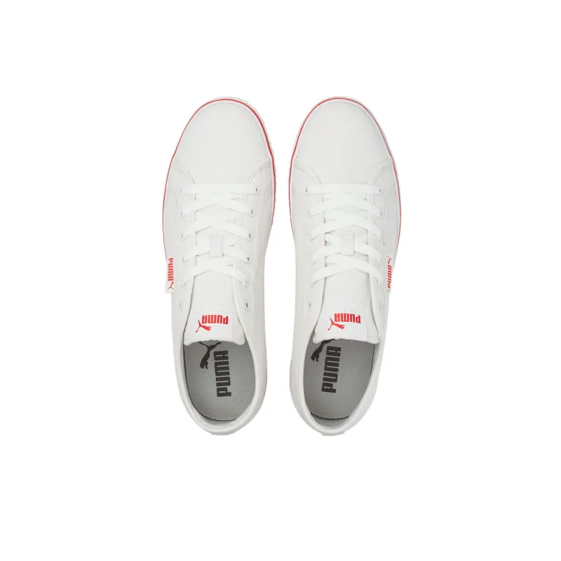 PUMA Ever LoPro Cv Casual Skateboarding Shoes Unisex White Red-2