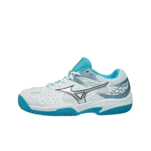 Mizuno Break Shot 2 Cc Low-Top Running Shoes Women's White Blue