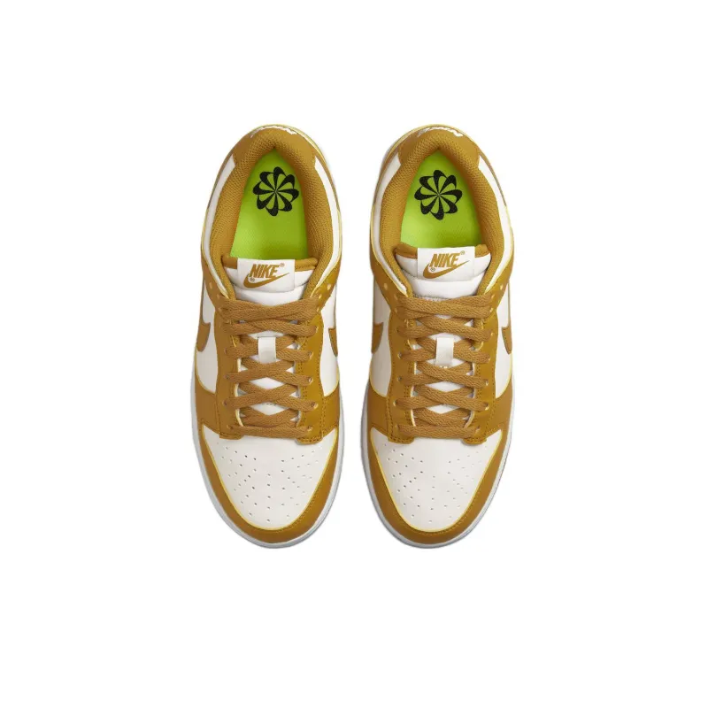 Nike Dunk Low Next Nature Phantom Gold Suede Women's-3