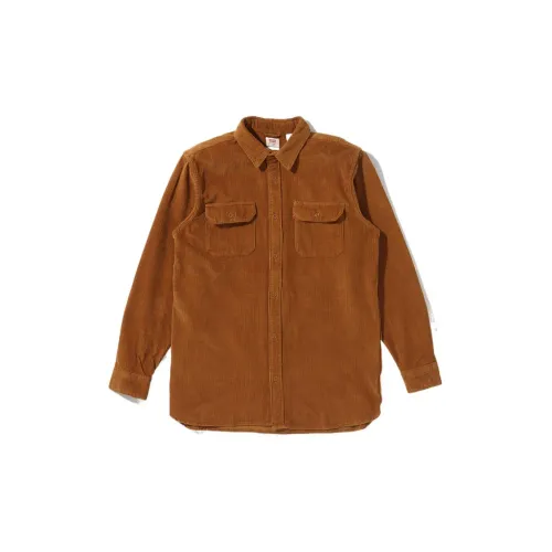 Levis Shirts Men Burnt Yellow