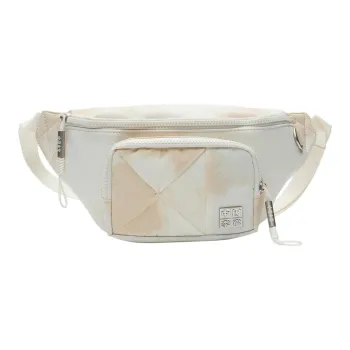 LiNing Fabric Crossbody Bags Fanny Pack Sling Bags Unisex Ecru