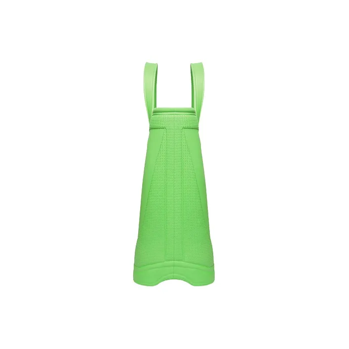 Balenciaga Rubber Tote Bag Shopping Bag Handbag Large Size Women's Green-1