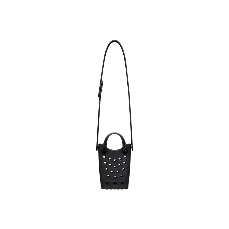 Balenciaga EVA Cell Phone Pouch, Handbag, Crossbody Bag Women's Black-4
