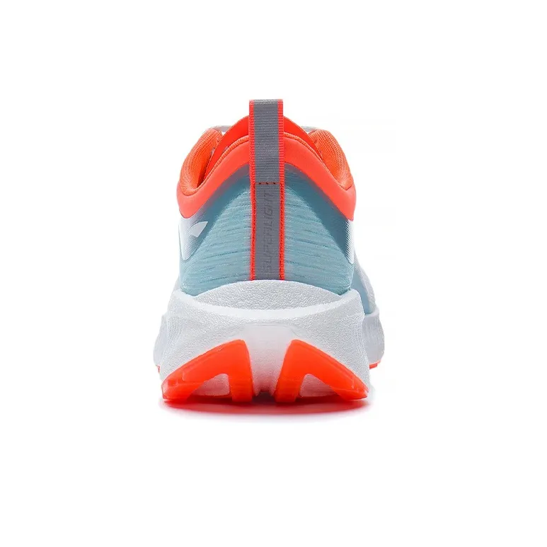 LiNing Super Light 19 Abrasion Resistant Lightweight Rebound Low Top Running Shoes Men's White Blue Red-5