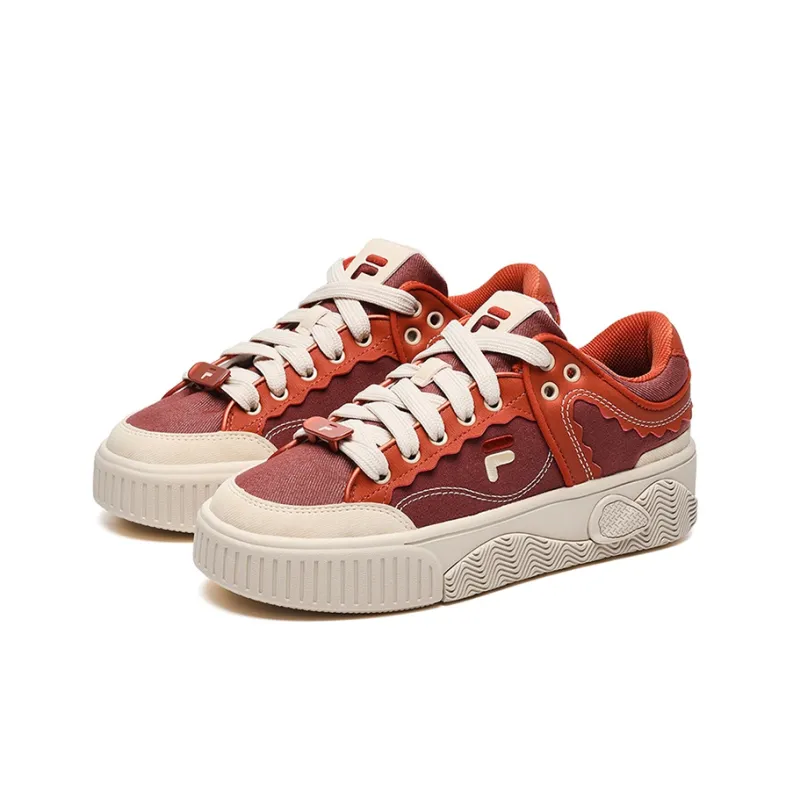 FILA FUSION Stack Skate Shoes 'Red' Women's-1