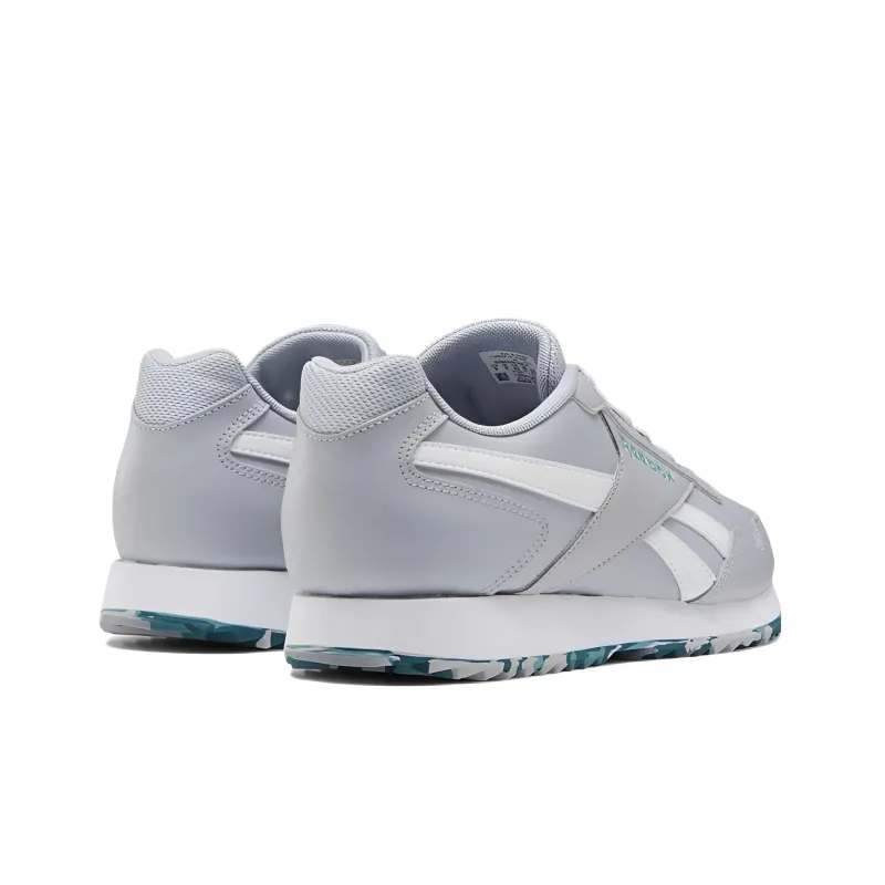 Reebok Royal Glide Cushioning Anti-Slip And Wear-Resistant Low-Top Running Shoes Gray White-3