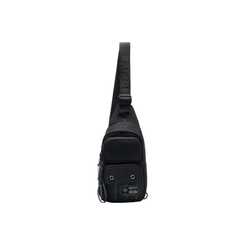 LiNing Badfive Polyamide Sling Bag Regular Unisex Pure Black-0