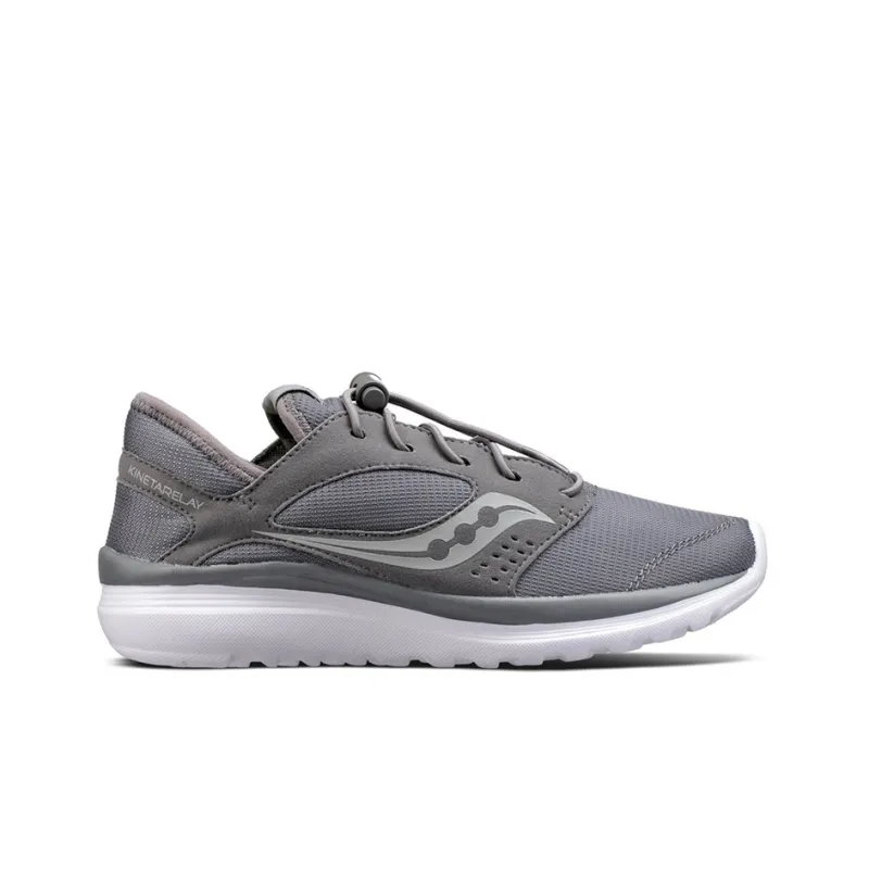 Saucony Kineta Relay Running Shoes Women's Low-Top Gray/White-1