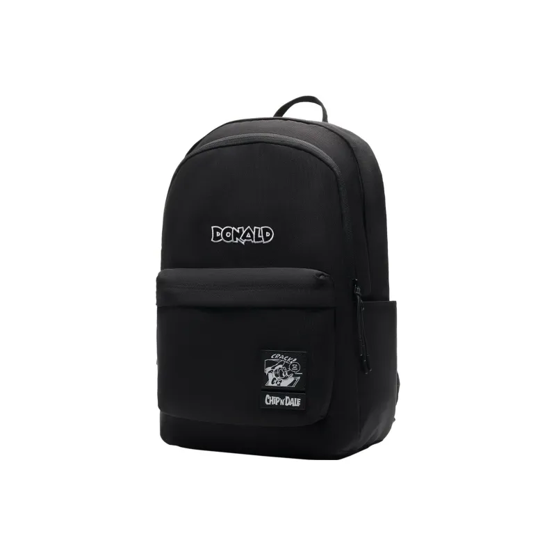 LiNing Disney Collaboration Fabric Backpack Regular Unisex Pure Black-1