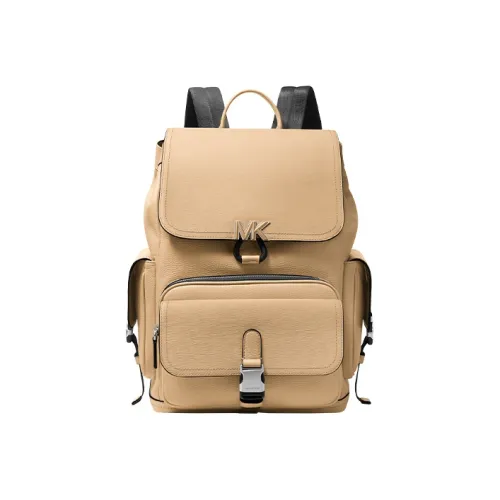 MICHAEL KORS Hudson Leather Backpack Regular Men's Camel