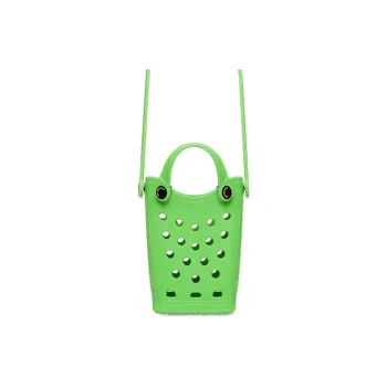 Balenciaga EVA Cell Phone Pouch, Crossbody Bag Women's Green