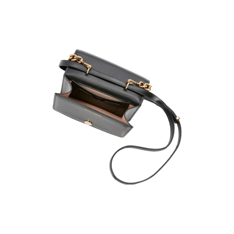 Alexander McQueen Calfskin Handbag, Shoulder Bag, Crossbody Bag Mini Women's Black-4