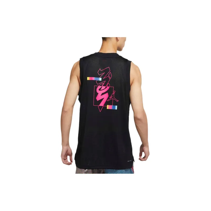 Jordan DRY ZION Tank Tops Men Black-1