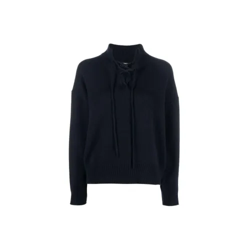 THEORY Cashmere Sweaters Women's Navy Blue