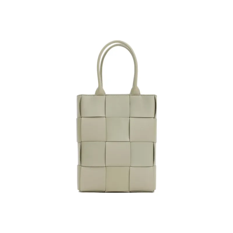 Bottega Veneta Sheepskin Handbag Women's Gray-0