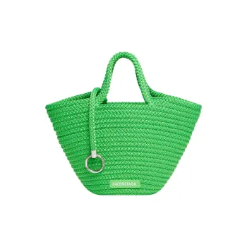 Balenciaga Ibiza Small Woven Tote Bag