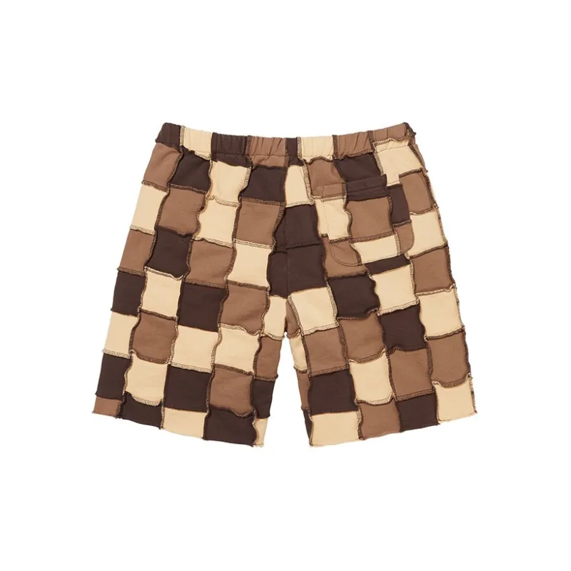 Supreme Reverse Patchwork Sweatshort-3