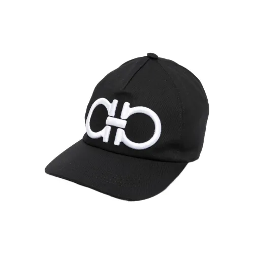 Ferragamo Baseball Caps Unisex Black